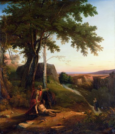 The Good Samaritan by Theodore Caruelle d Aligny